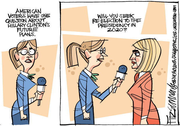 Daily Fitz Cartoon: Hillary